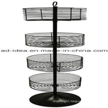 Fashionable Retail Store Round Metal Display/ Display for Ornaments, Cosmetics